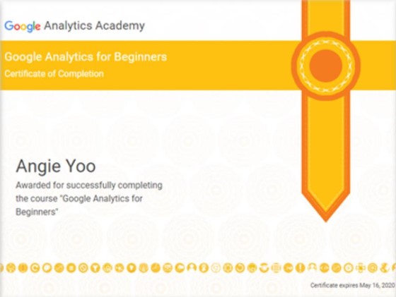 Google Analytics Certificate